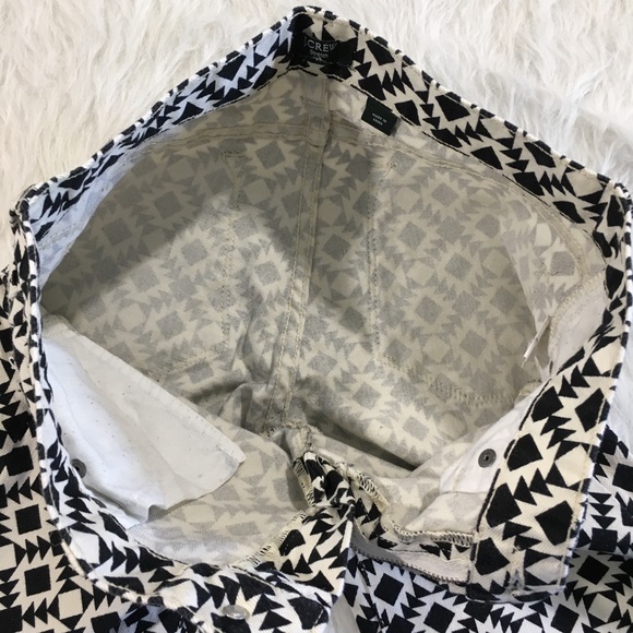 J.Crew Geometric Printed Skinny Cotton Denim Jeans - Picture 6 of 8